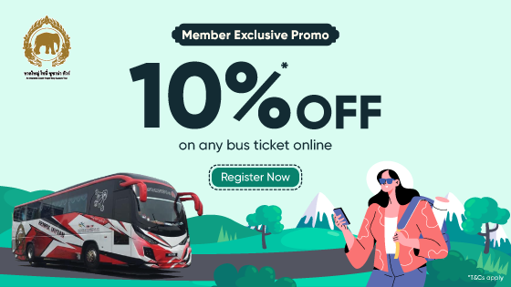 Enjoy 10% OFF on all member booking